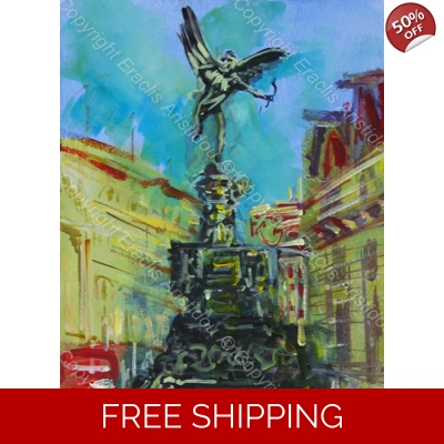 Piccadilly Eros Fountain London 351